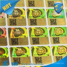 authentic hologram custom 3d stickers/QR code hologram label /security holographic label